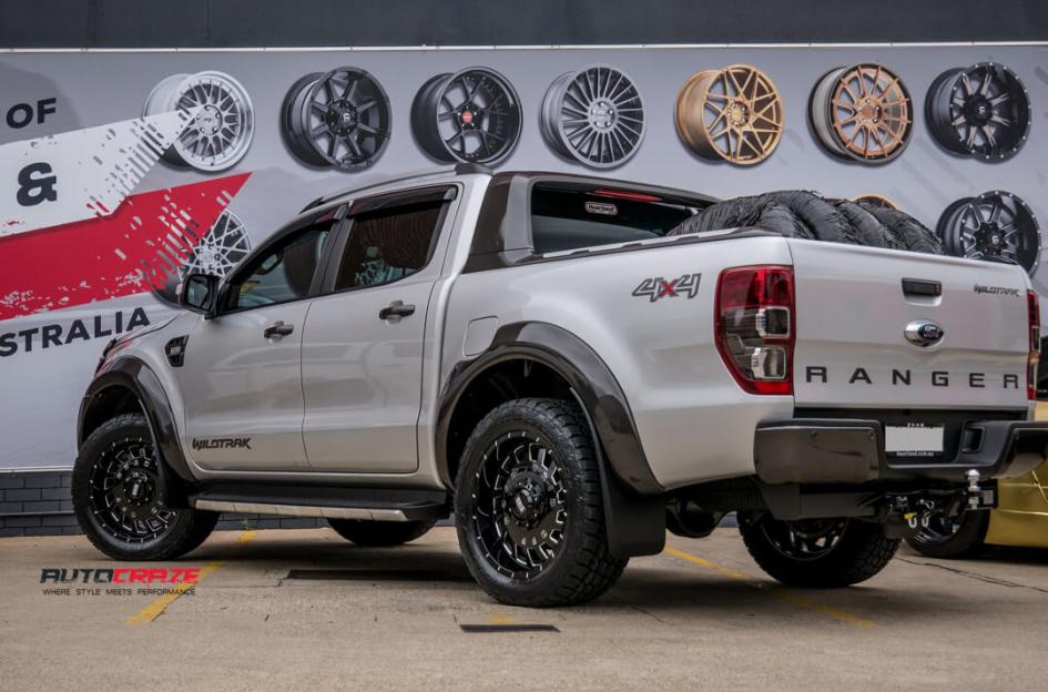 FORD RANGER GD03 GLOSS BLACK MILLED ACCENTS